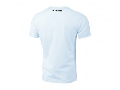 MTBIKER LOGO 2 koszulka, biała