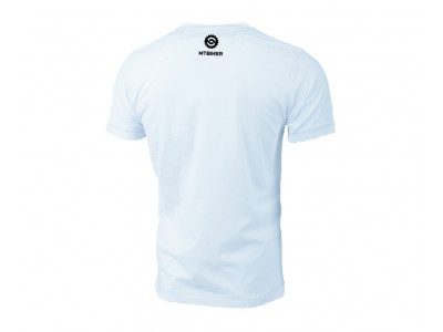 MTBIKER LOGO 3 tričko, bílé