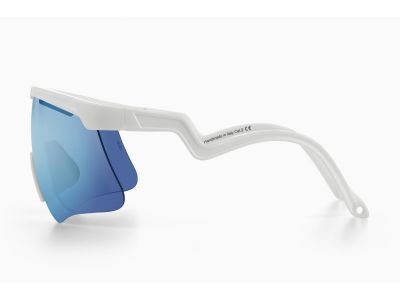 Alba Optics Delta Original Brille, weiß/blau
