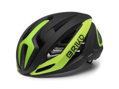 Briko Quasar helmet, black/lime fluo