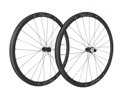 XLC Road WS-C37 Carbon 28&amp;quot; wheelset, tire, disc, fixed axle, Shimano HG