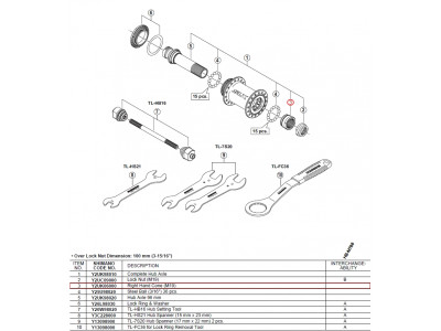 Shimano cone HB-M678 right