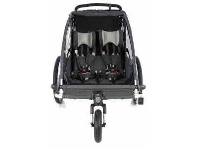 Qeridoo Sportrex 2 Fahrradanhänger für Kinder, Modell 2017