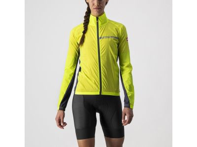 Castelli SQUADRA STRETCH women&amp;#39;s jacket, neon yellow