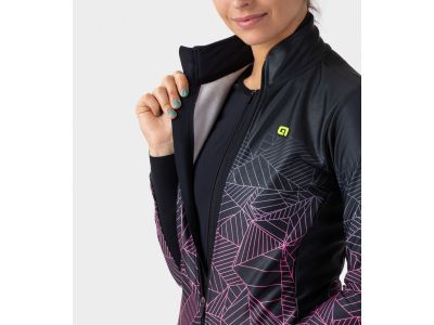 ALÉ PR-S WEB dámská bunda, černá/růžová