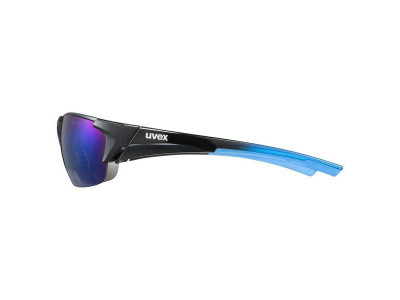 uvex blaze lll glasses, black blue