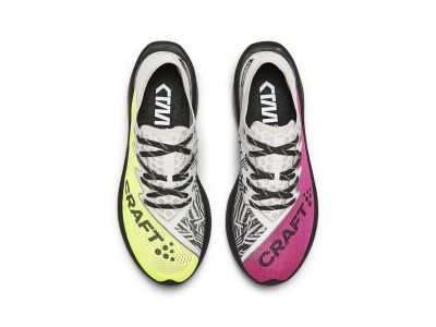 Craft CTM Ultra Carbon topánky, žltá/ružová