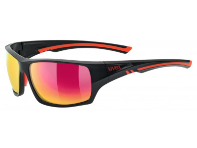 uvex sportstyle 222 szemüveg pola fekete matt piros S3, 2020-as modell