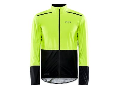 Jachetă CRAFT ADV Enduro Hydro, galben fluo/negru