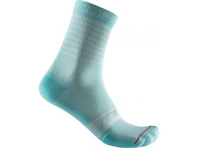 Castelli SUPERLEGGERA W12 dámské ponožky, světle modrá/aqua