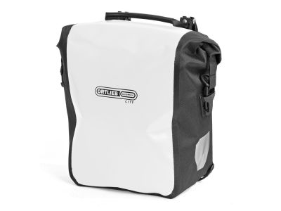 ORTLIEB Sport-Roller City Gepäckträgertasche, QL1, 25 l, Paar, weiß
