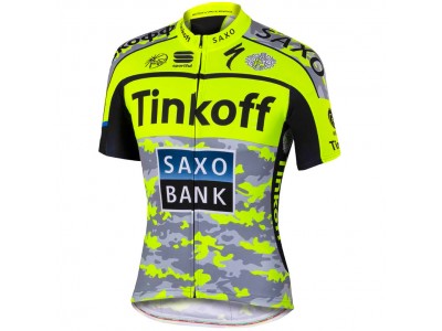 Koszulka rowerowa Sportful Tinkoff-Saxo Team w kamuflażu TDF