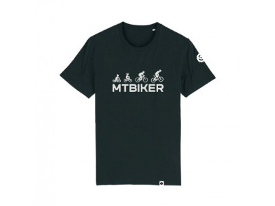 MTBIKER Evolúcia T-Shirt, schwarz