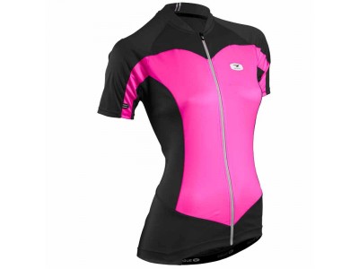 Damska koszulka rowerowa Sugoi Evolution w kolorze black/pinkm