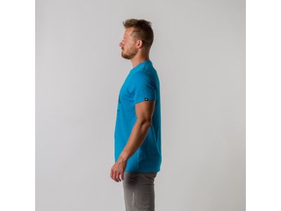 Northfinder EDUARD t-shirt with pictogram, blue