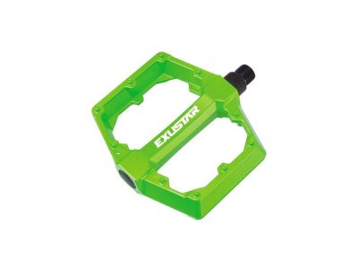 Exustar PB70 platform pedals, green