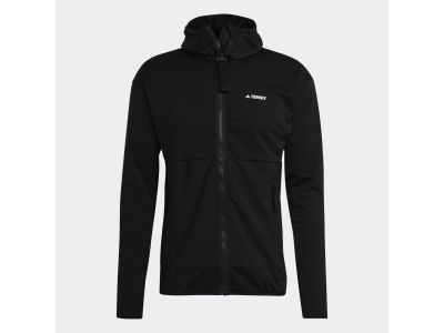 Adidas jacket TERREX TECH FLEECE LITE HOODED HIKING, black