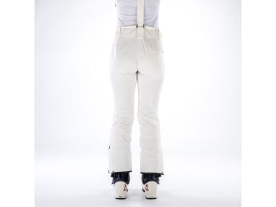 Northfinder MOLLIE dámske lyžiarske nohavice, biela