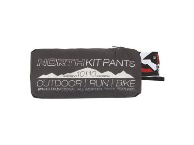 Northfinder NORTHKIT pantaloni impermeabili împachetabili, gri