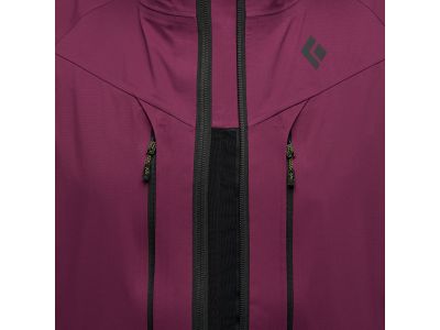 Black Diamond DAWN PATROL HYBRID SHELL women's jacket, purple/black