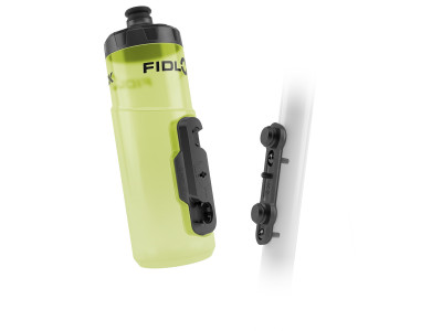 Fidlock Bottle Twist Set, láhev 600 ml zelená + držák na rám