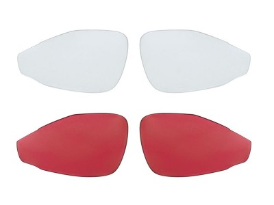 FORCE Ride Fahrradbrille weiß-blau + Clip