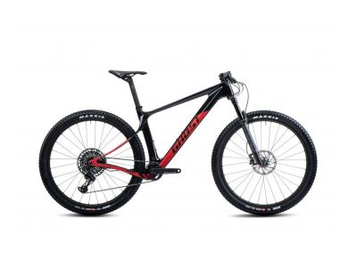Lector Universal 29 bicykel, raw carbon gloss/red matt