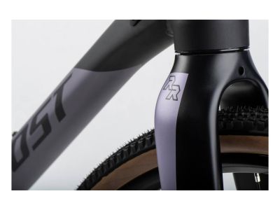 GHOST Road Rage Base 28 bicycle, black matt/purple grey