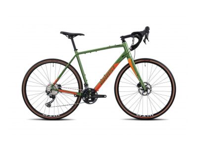 Ghost Road Rage Essential bicykel, khaki gloss/orange,