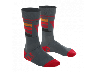 Dainese Hg Hallerbos socks, Dark-Gray/Red