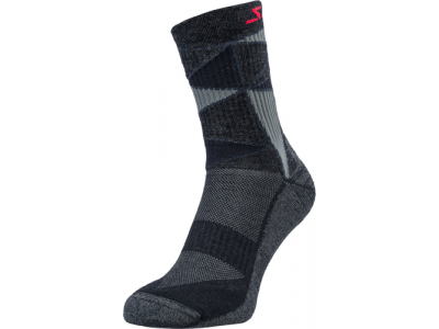 SILVINI Vallonga socks, black/red