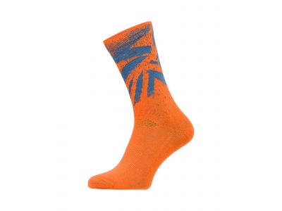 SILVINI Nereto Socken, orange/blau
