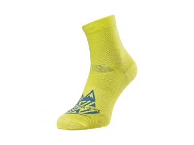 SILVINI Orino socks, neon/blue