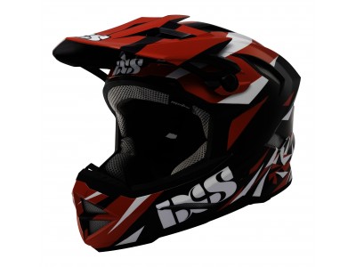 IXS Metis Moss integral helmet, black / red