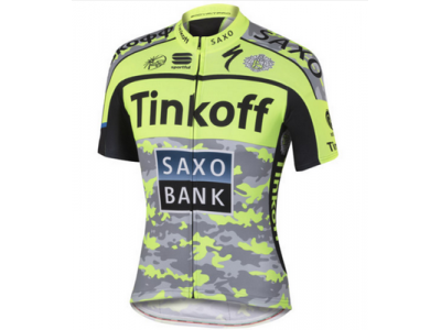 Koszulka rowerowa Sportful Tinkoff-Saxo Team w kamuflażu TDF