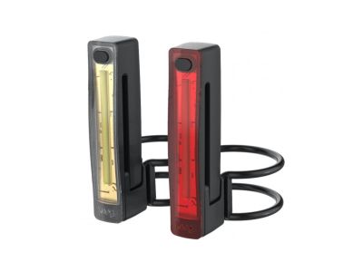 Knog PLUS Twinpack Set von aufladbaren Lichtern, schwarz