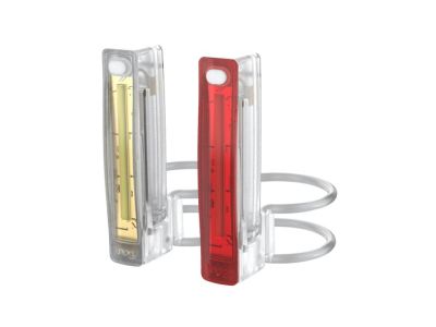 Knog PLUS Twinpack rechargeable light set, transparent