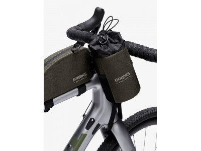 Brooks Scape Feed Pouch handlebar satchet, 1.2 l, mud green
