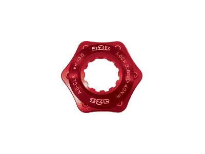 A2Z CLK Centerlock to 6 hole adapter red