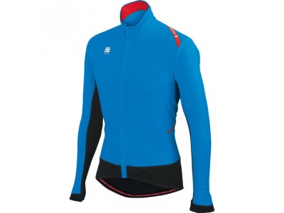 Tricou de ciclism Sportful Fiandre Light Wind negru-albastru