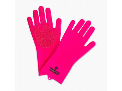 Muc-Off Deep Scrubber Gloves, pink