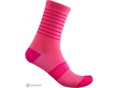 Castelli 21063 SUPERLEGGERA W12 women&amp;#39;s socks - 022 neon pink