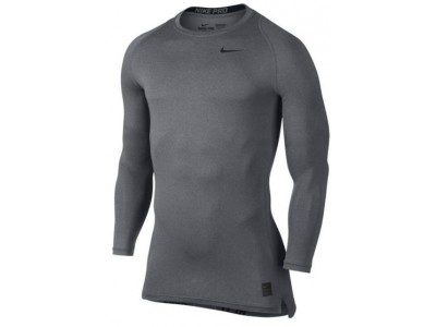 Tricou funcțional cu mânecă lungă pentru bărbați Nike Cool Compression, gri