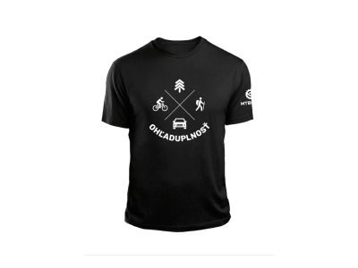 MTBIKER OHĽADUPLNOSŤ (MTBIKER RÜCKSICHTNAHME) T-Shirt, schwarz