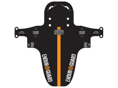Błotnik Enduroguard Large v3 2016, czarno-pomarańczowy pasek