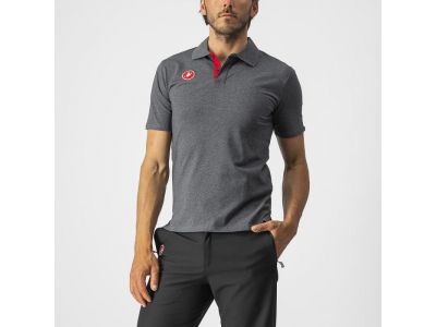 Castelli RACE DAY polo shirt, gray