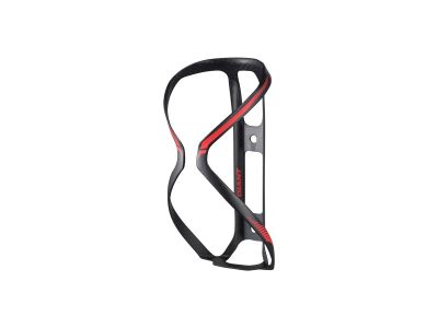Giant AIRWAY LITE bottle cage, black/gloss red
