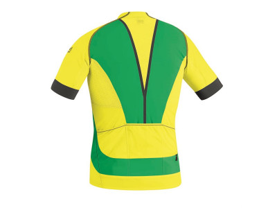 Koszulka rowerowa GOREWEAR Alp X PRO - żółć kadmowa/świeża zieleń