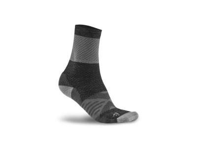 Craft XC Warm ponožky, biela/čierna
