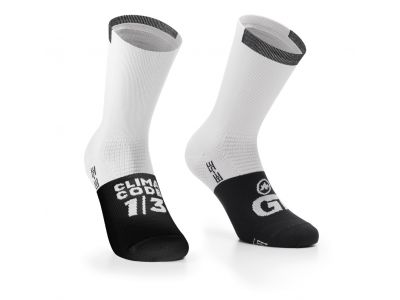 ASSOS GT C2 ponožky, bílá